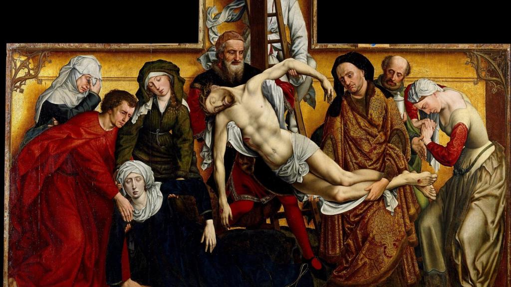 'El Descendimiento de la Cruz', siglo XVI, copia anónima del original de Roger van der Weyden, depositado en la Capilla Real de Granada. © Museo Nacional del Prado