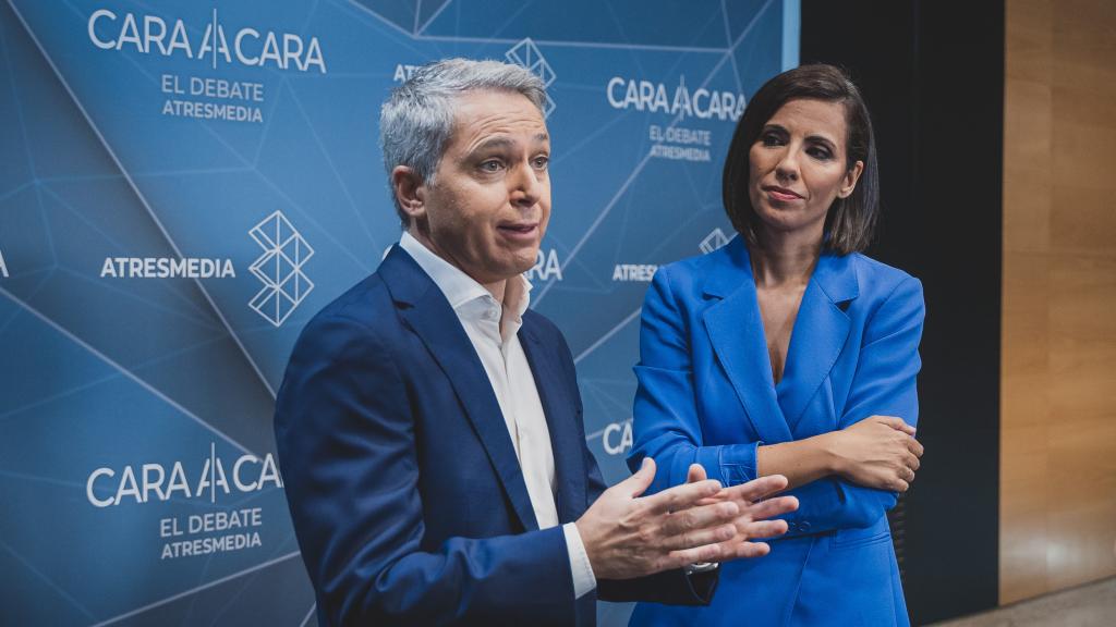 Pastor y Vallés en la entrevista.