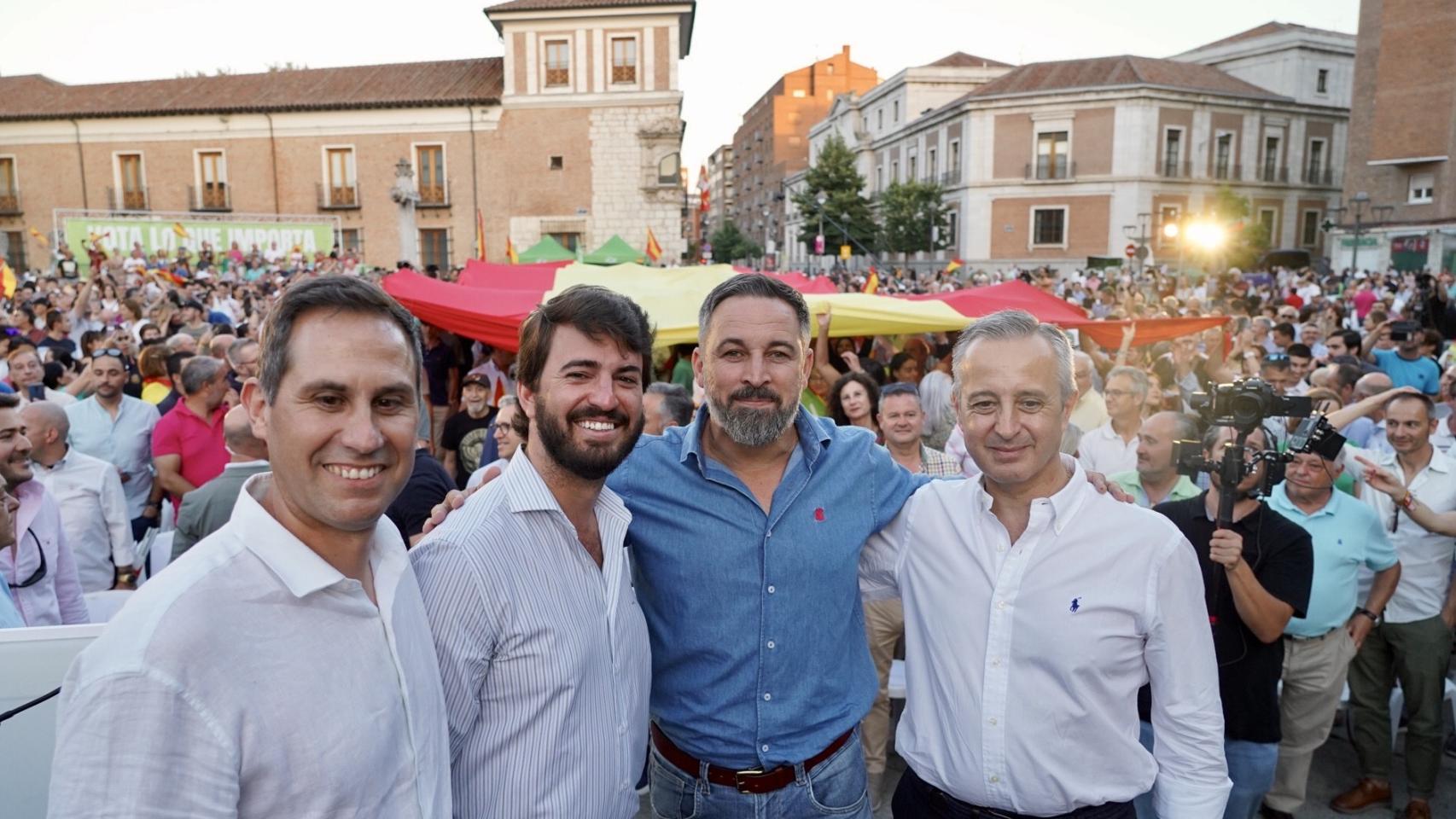 El candidato de Vox a la Presidencia del Gobierno, Santiago Abascal, inicia en Valladolid la campaña de las generales del 23 de julio con un acto político