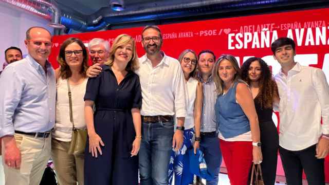 Sergio Gutiérrez en la presentación del programa electoral del PSOE en Madrid. Foto: PSOE.