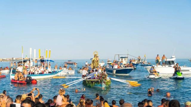 Fiesta de la virgen del Carmen.