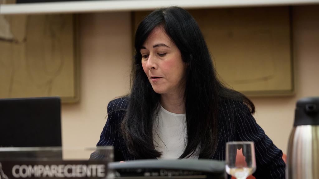Belén Gualda, presidenta de la Sepi, en una comparecencia en el Congreso de los Diputados.