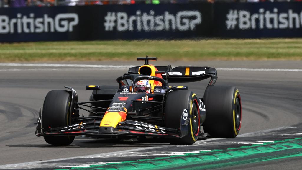 Max Verstappen, de Red Bull, durante el Gran Premio de Gran Bretaña de F1.