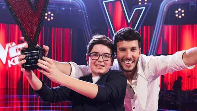 Rubén Franco y Sebastián Yatra en 'La Voz Kids'.