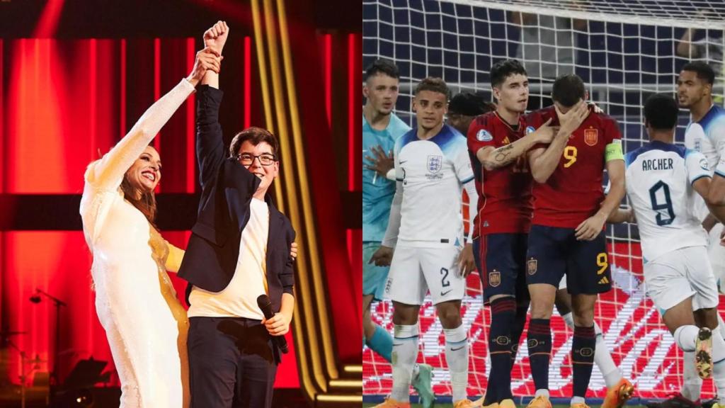 La final de 'La Voz Kids' y la final de la Eurocopa Sub-21.