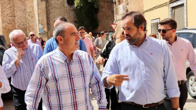 Paco Núñez en Mota del Cuervo (Cuenca). Foto: PP CLM.