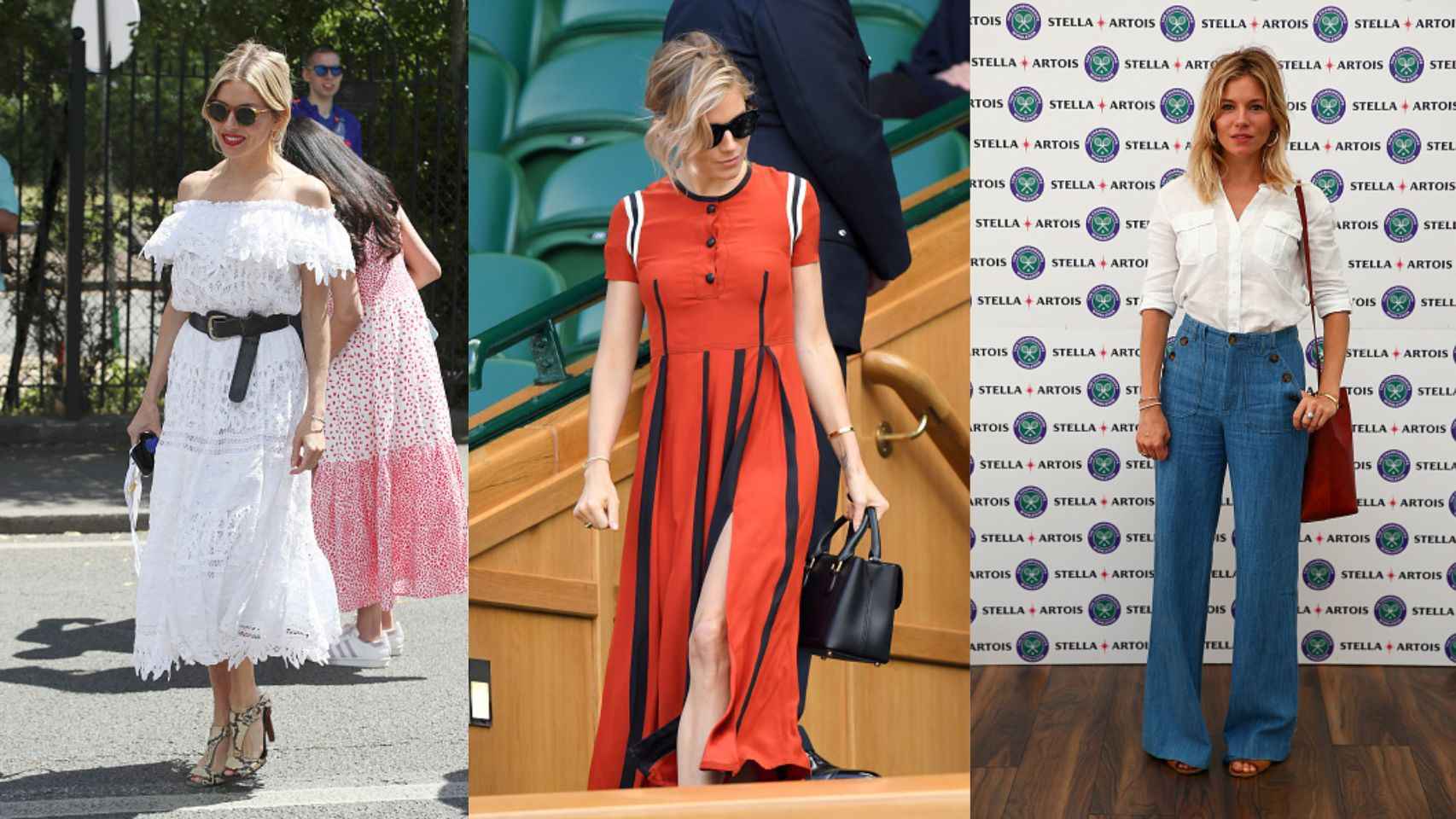 Repasamos algunos de los 'looks' icónicos de la actriz en su paso por Wimbledon.