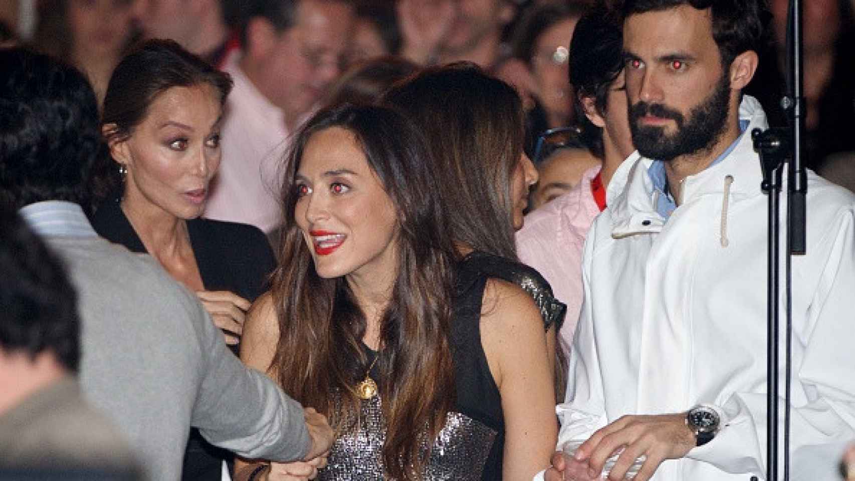 Tamra Falcó con Isabel Preysler en un concierto de Enrique Iglesias en Madrid.