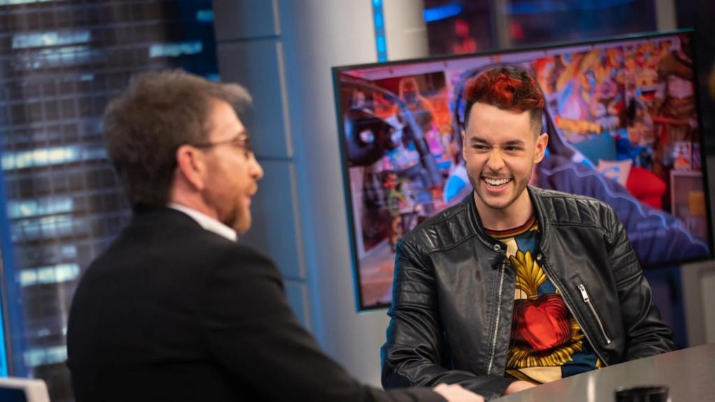 TheGrefg  en ‘El Hormiguero’ en 2021.