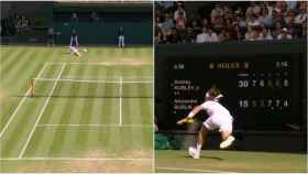 El punto imposible de Rublev en Wimbledon