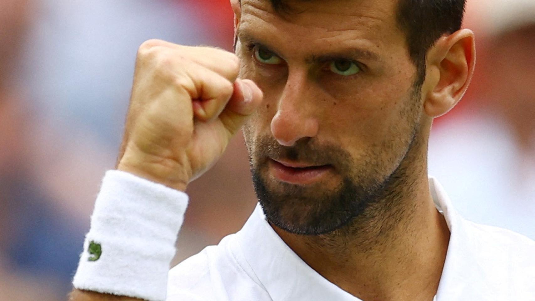 Novak Djokovic, en Wimbledon 2023