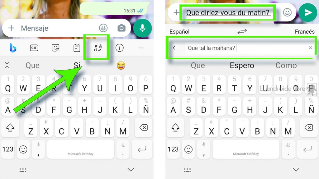 Traducción en SwiftKey