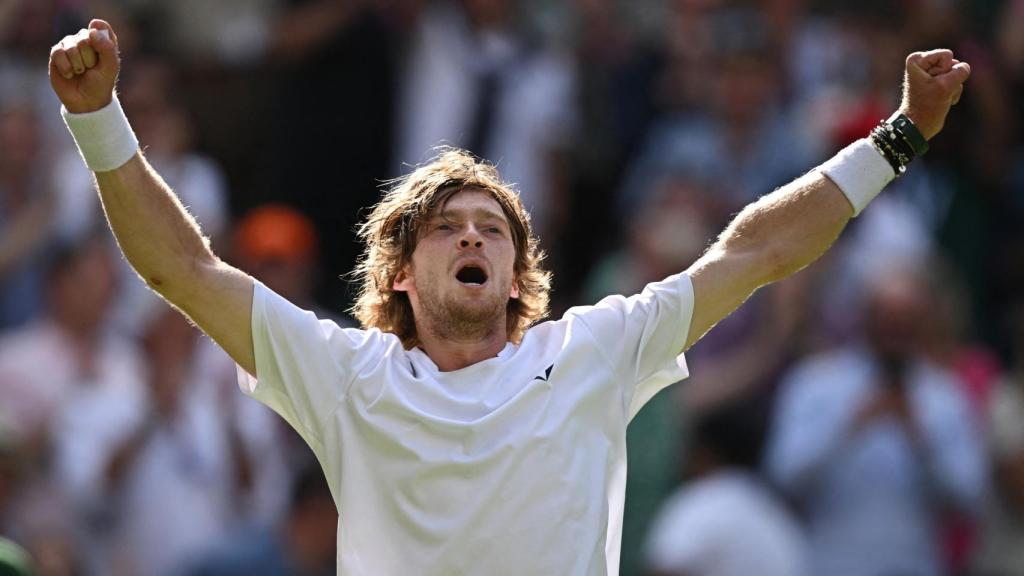 Andrey Rublev, en Wimbledon 2023