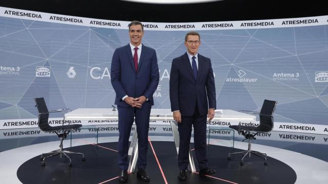 Cara a cara entre Pedro Sánchez y Alberto Núñez Feijóo