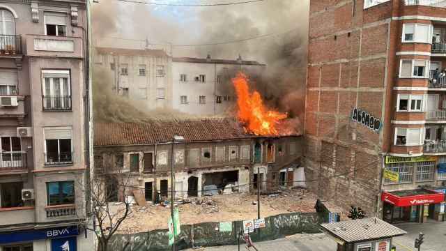 El incendio de Albufera 12 ubicado en Vallecas