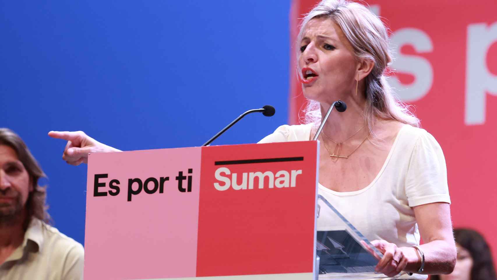 La candidata de Sumar a la Presidencia el Gobierno, Yolanda Díaz.