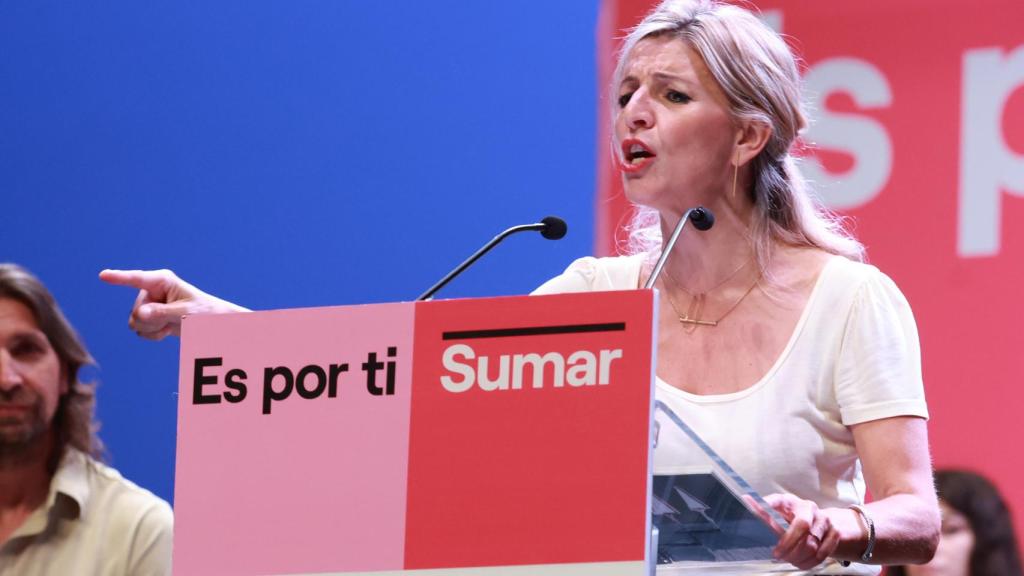 La candidata de Sumar a la Presidencia el Gobierno, Yolanda Díaz.