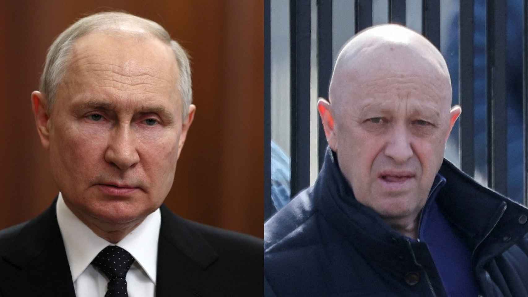 Vladímir Putin y Yevgeni Prigozhin