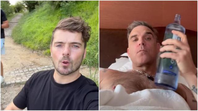 Cabreiroá y el Obradoiro de Santiago protagonizan las redes de Robbie Williams y Martin Garrix