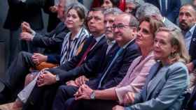 Teresa Ribera, Nadia Calviño junto a otros ministros del Ejecutivo en un acto de julio.