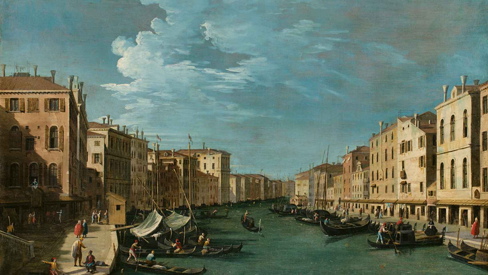 Vista del Gran Canal de Venecia, de Jacopo Fabris (s. XVIII)