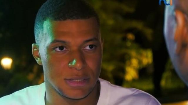 Kylian Mbappé, durante la entrevista para NCI Sports