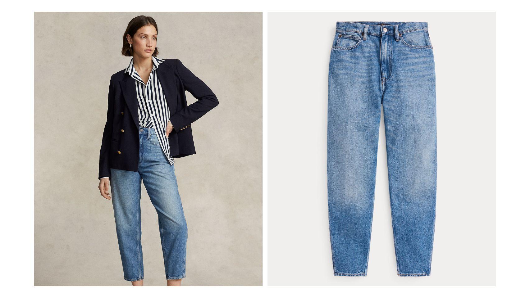 Los pantalones carrot de Zara fluidos y elegantes que las influencers +50  llevan modernas con cazadora denim