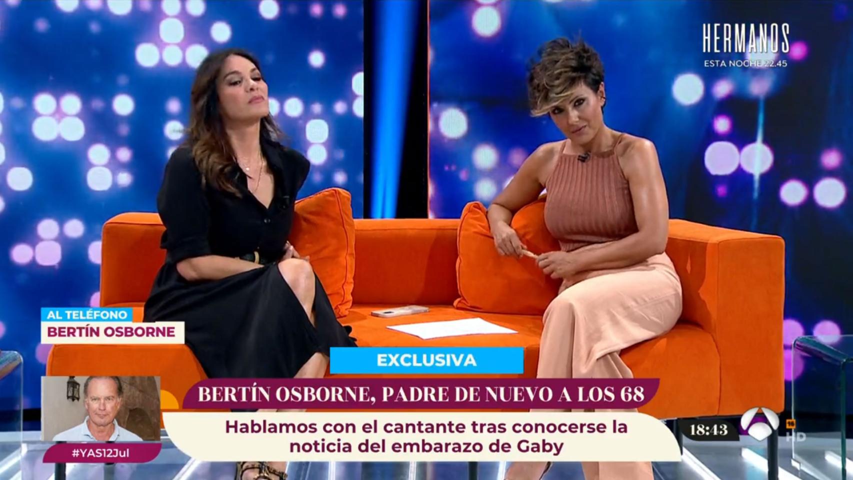 Bertín Osborne llama en directo a ‘Y ahora, Sonsoles’.