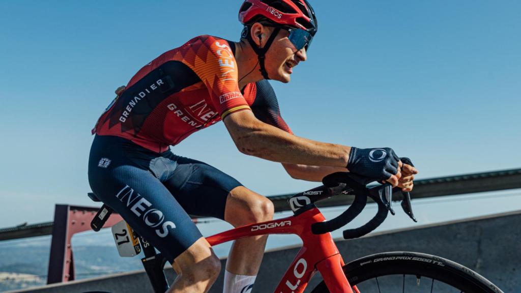 Carlos Rodríguez durante una etapa del Tour de Francia