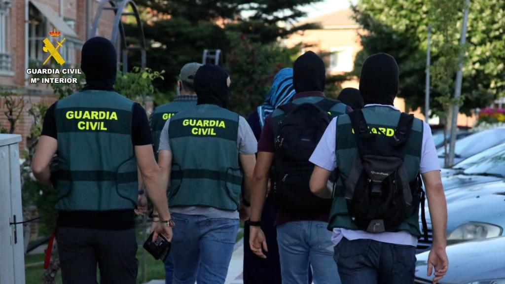 Detención de la yihadista en Tudela de Duero