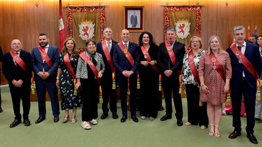 Equipo de Gobierno del Ayuntamiento de León, con José Antonio Diez a la cabeza