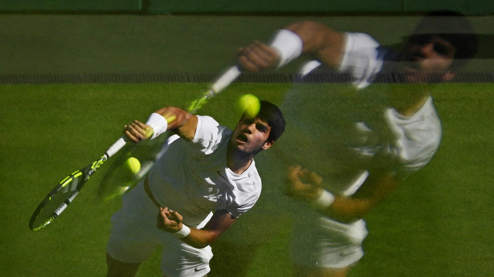 Carlos Alcaraz, en Wimbledon 2023