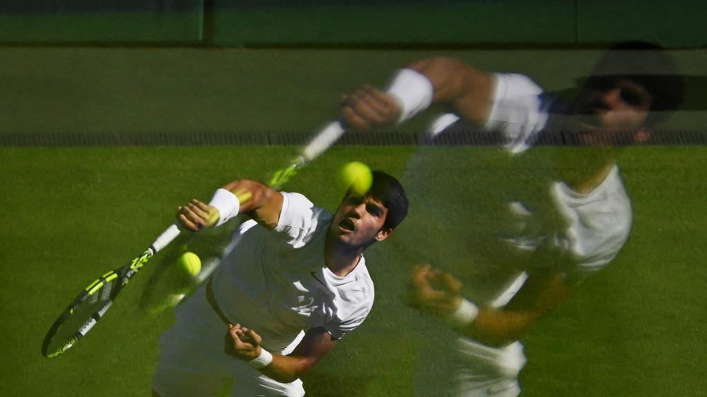 Carlos Alcaraz, en Wimbledon 2023