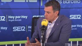 El presidente del Gobierno, Pedro Sánchez, este jueves durante su entrevista en la Cadena SER.