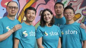 Los fundadores de Stori: GY Liu, Bin Chen, Marlene Garayzar, Nick Chen y Sherman He.