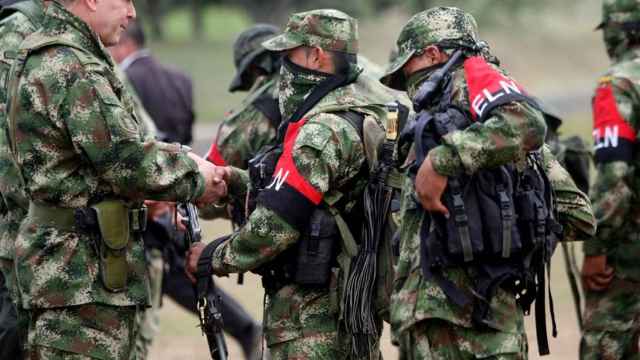 Militantes del Ejército de Liberación Nacional (ELN).