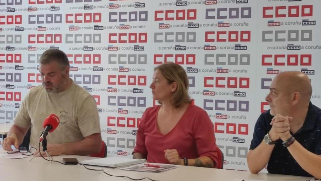 Rueda de prensa de CCOO.