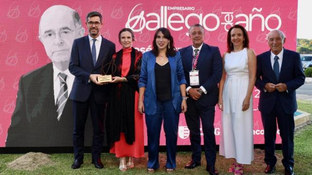 Entrega premio Empresario Galego do Ano.