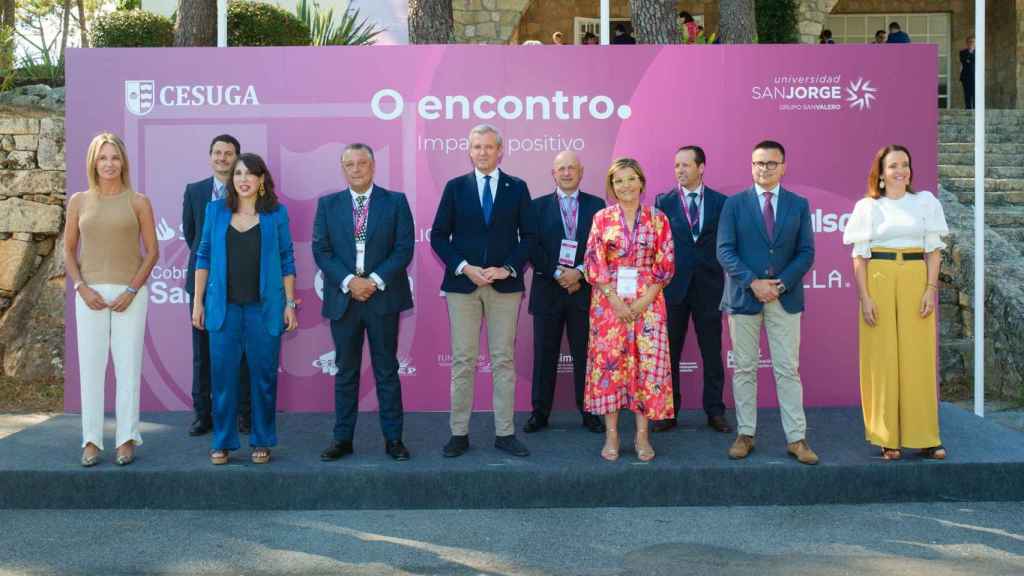 Inauguración de la tercera edición de O Encontro, en la isla de A Toxa.