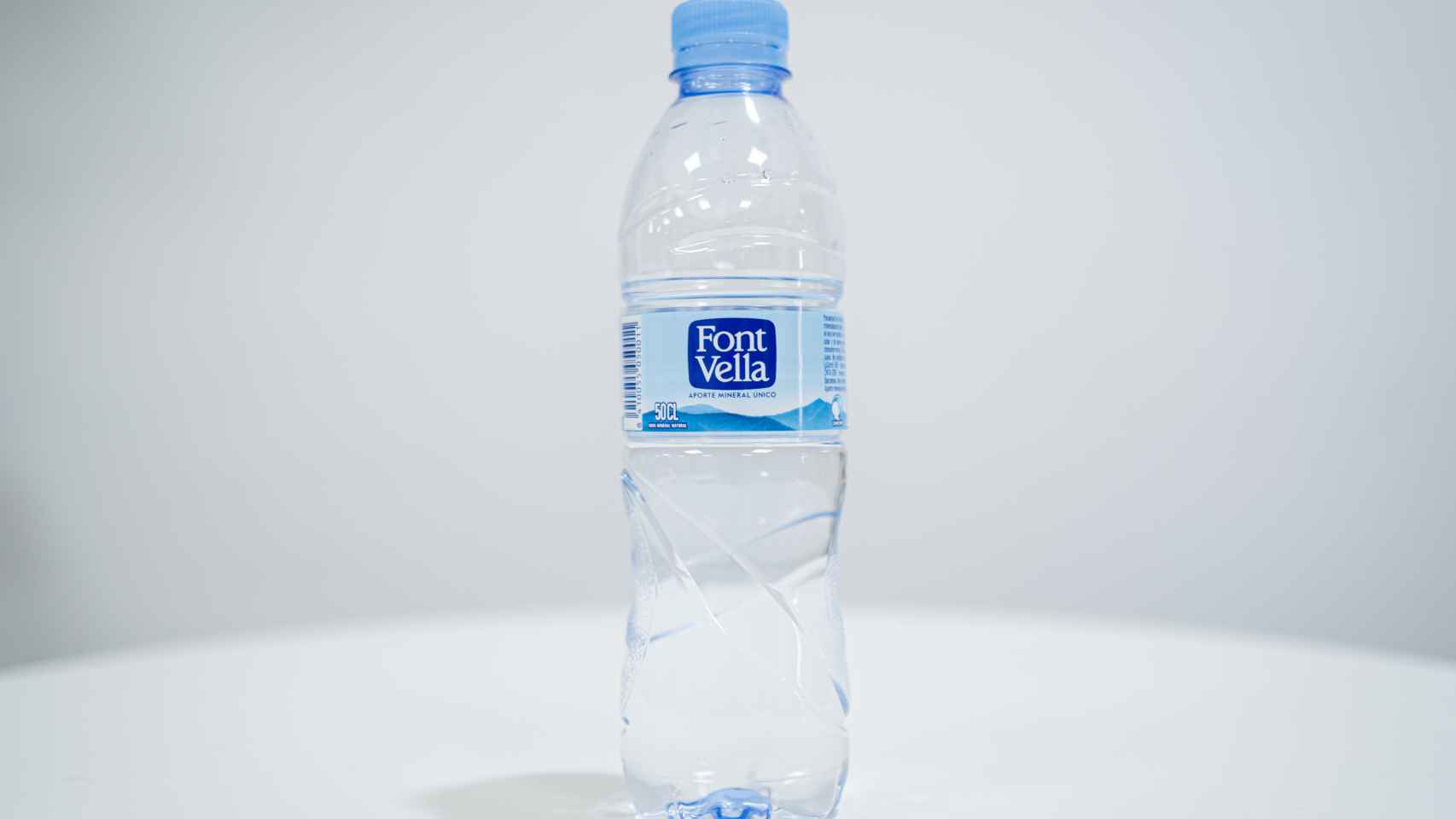 La botella de medio litro de Font Vella.