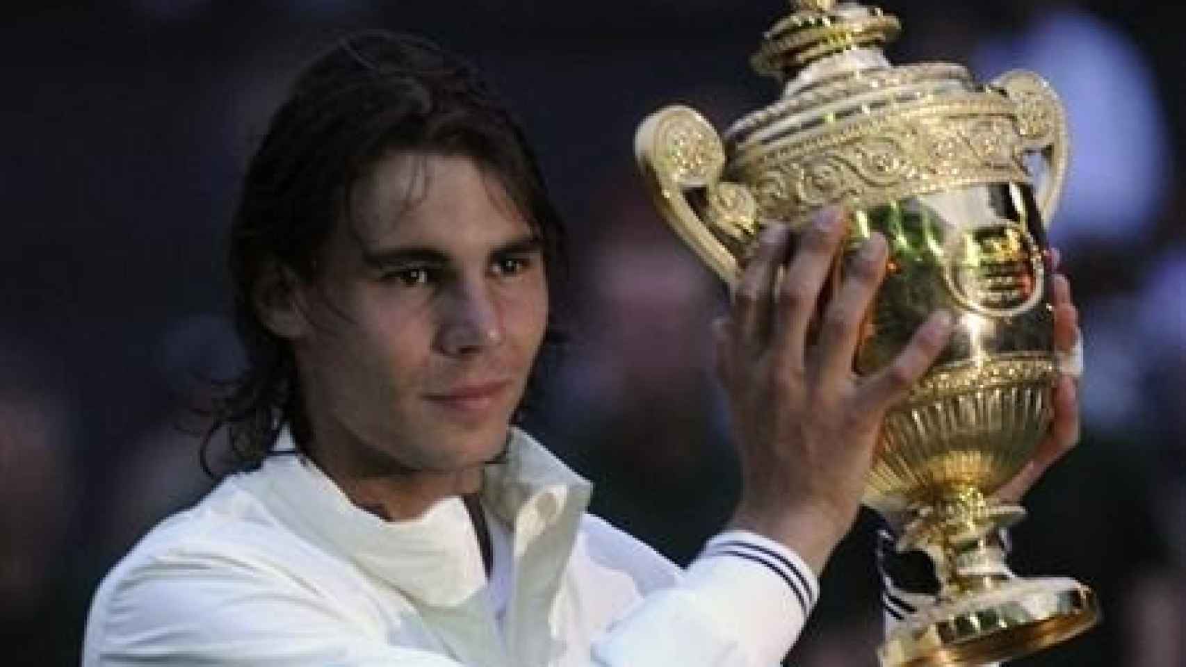 Rafa Nadal, tras ganar Wimbledon.