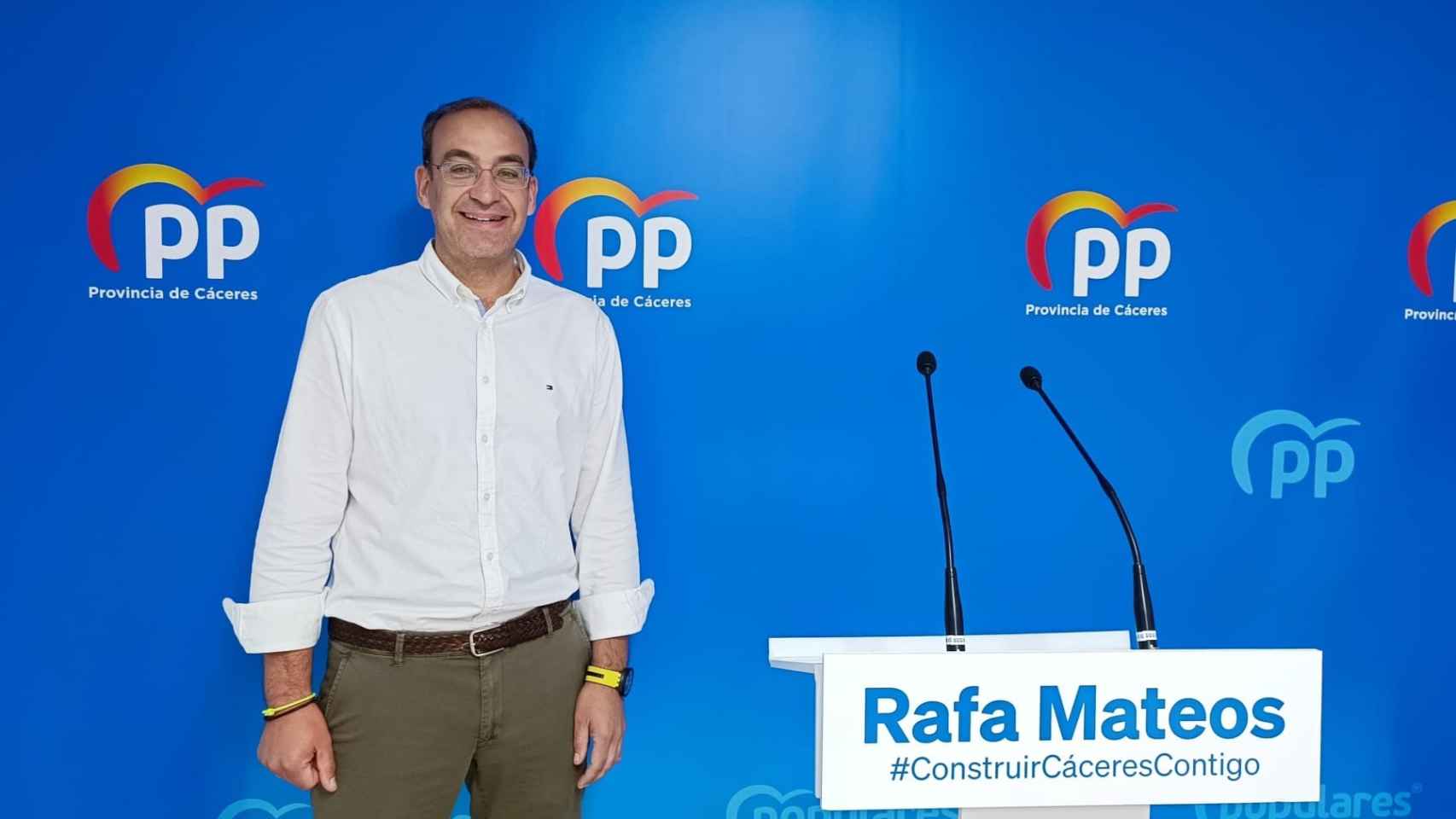 El nuevo alcalde de Cáceres, Rafael Mateos, del PP.