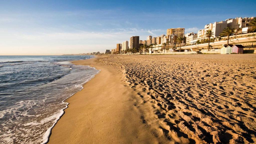 Playa de Muchavista, en imagen de archivo.