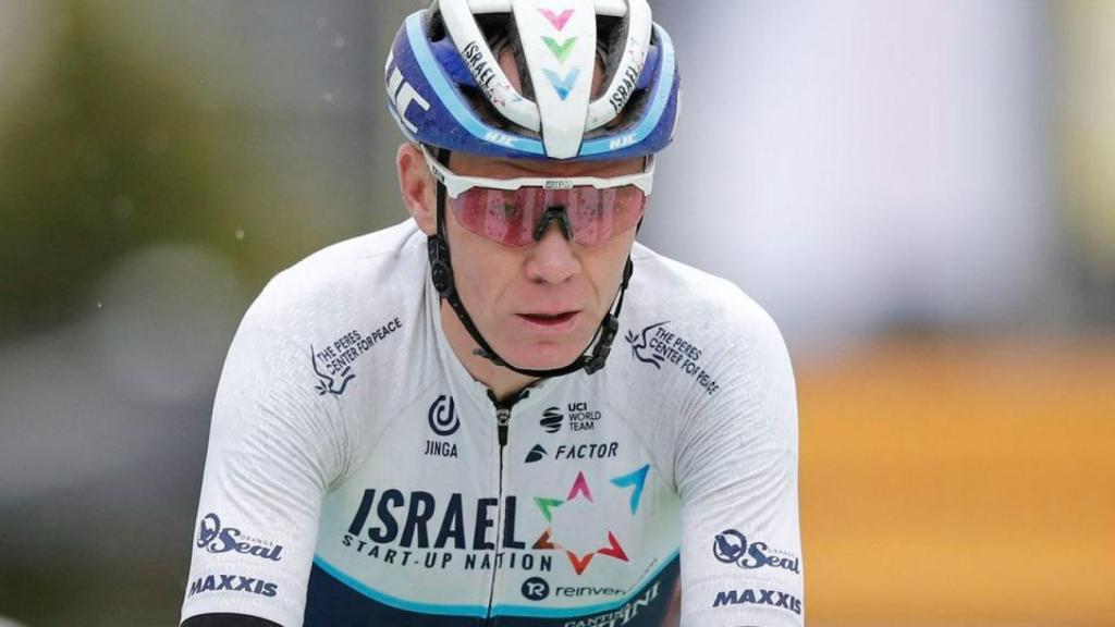 Chris Froome, durante una carrera con el Israel-Premier Tech.