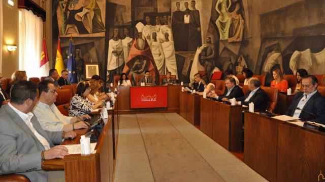 Pleno de la Diputación de Ciudad Real. Foto: Diputación de Ciudad Real.