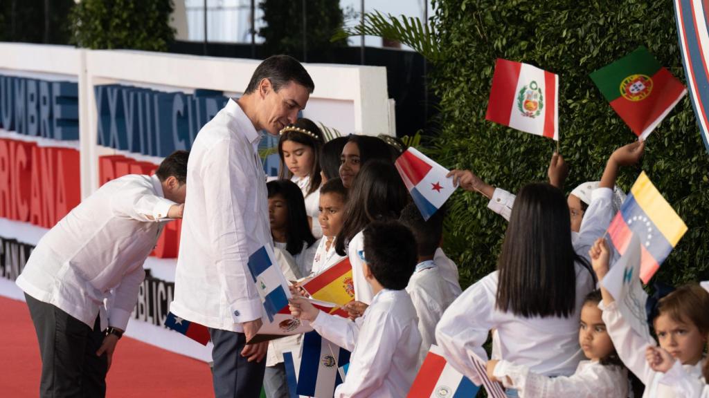 El presidente del Gobierno, Pedro Sánchez, el pasado mes de marzo en la Cumbre Iberoamericana de Santo Domingo.