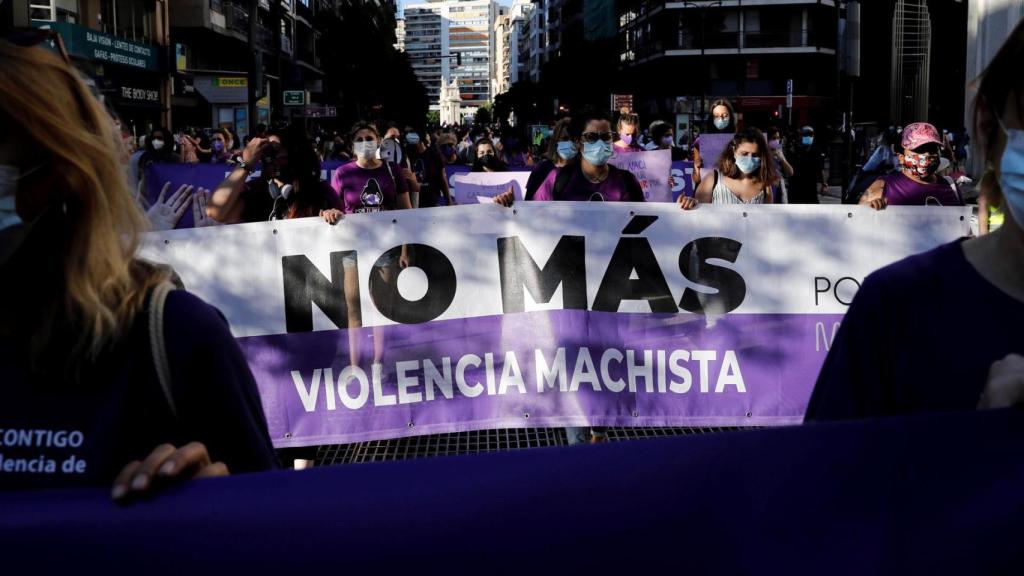 Manifestación contra la violencia machista.