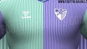 La que sería la tercera camiseta del Málaga CF