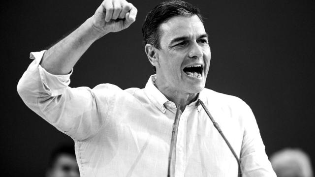 El secretario general del PSOE, presidente del Gobierno y candidato a la reelección, Pedro Sánchez