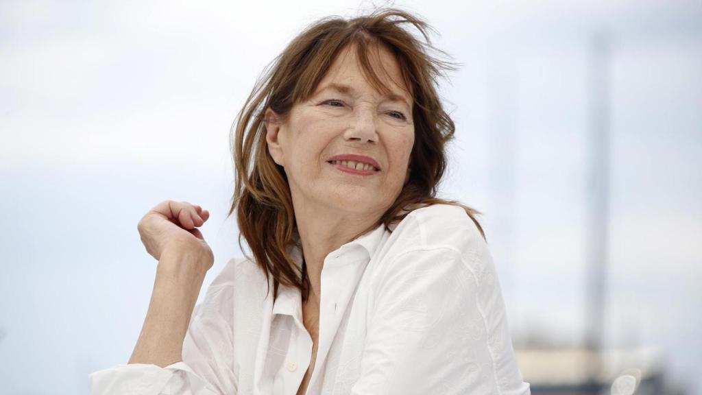 Jane Birkin en el Festival de Cannes de 2021, donde se presentó el documental 'Jane por Charlotte'. Foto: EFE/EPA/Sebastien Nogier